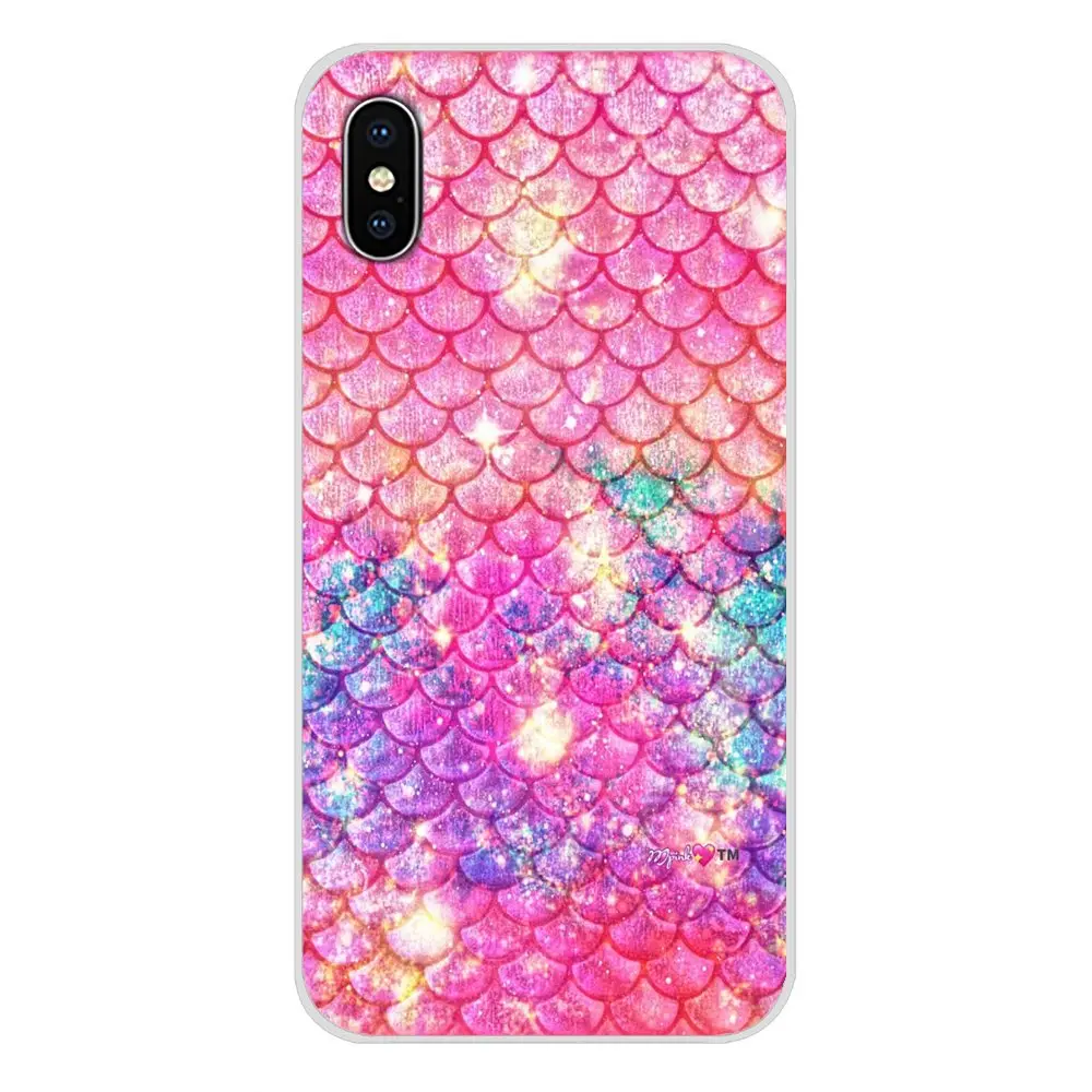 Mermaid Fish Scale Pattern Soft Transparent Shell Case For Samsung Galaxy J1 J2 J3 J4 J5 J6 J7 J8 Plus 2018 Prime 2015 2016 2017 | Мобильные