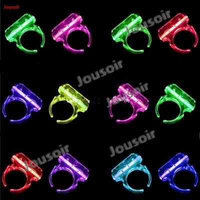 2018 Fun химический фонарь палец кольцо Glow с полосками Disco Nightcl CD15 T05 | Лампы и