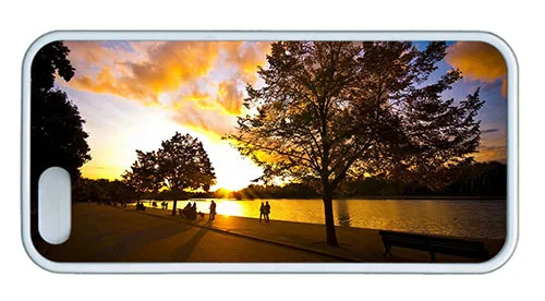 Free Shipping Hipster for iPhone 5 sale cover sunset river walk 5/5S|hipster style|hipster handbagshipster tee |