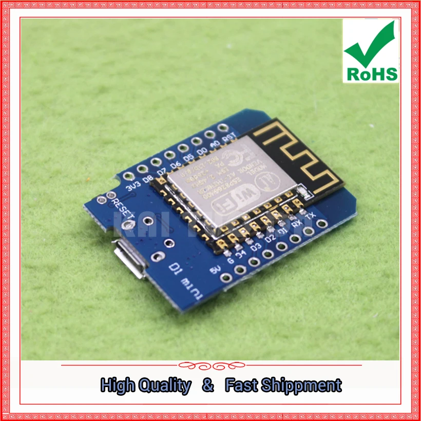 Мини D1 mini NodeMcu Lua WIFI модуль на основе ESP-12F ESP8266 макетная плата D5B4 | Электронные