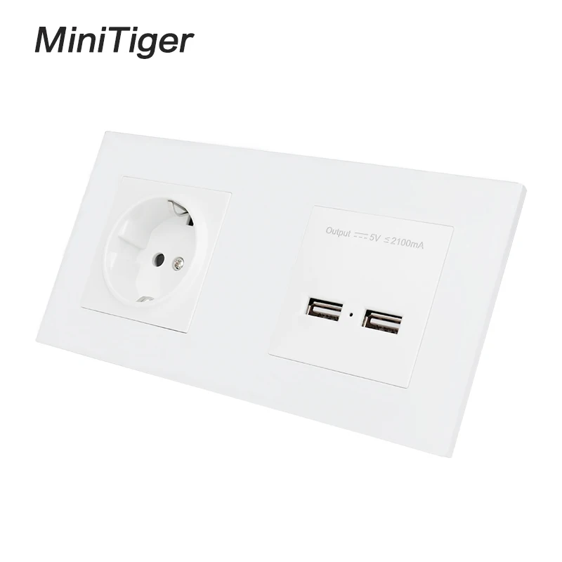 Minitiger настенная панель из поликарбоната стандарт ЕС розетка 16А электрическая