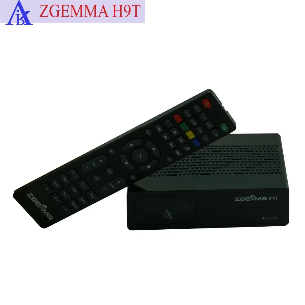 2 шт./лот ZGEMMA H9T 4K UHD TV Box Linux OS E2 H.265/HEVC QT Stalker Multistream с гибридным кабельным тюнером|linux