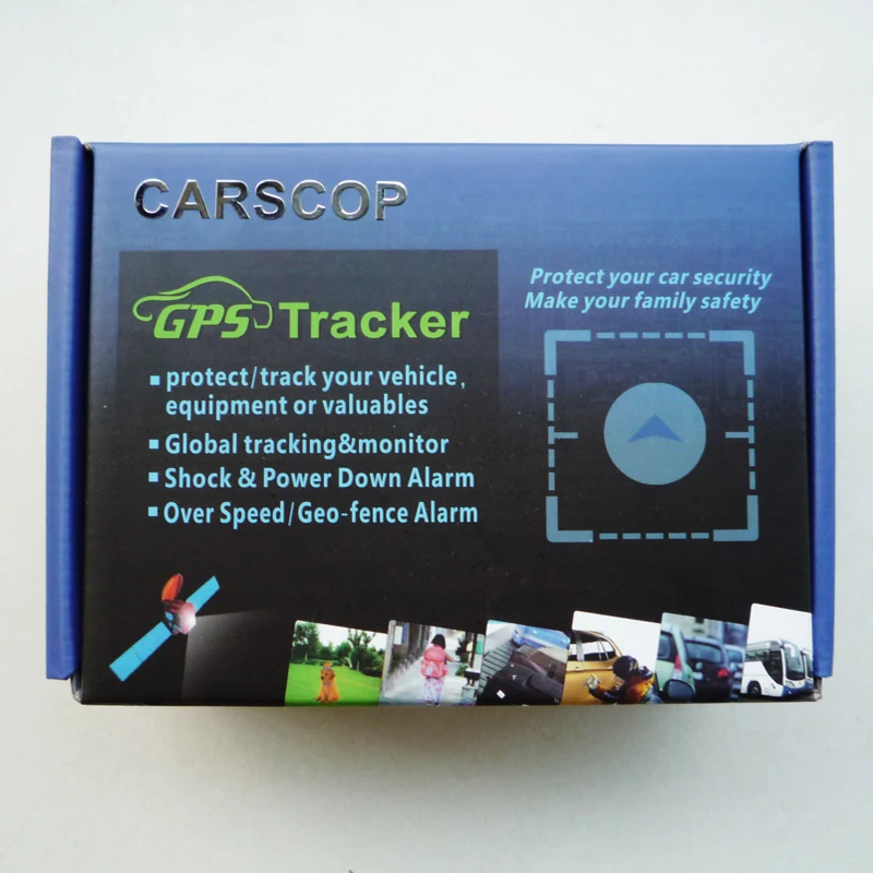 Малый GPS трекер ударной сигнализация с 40 В рабочее напряжение Легкая установка