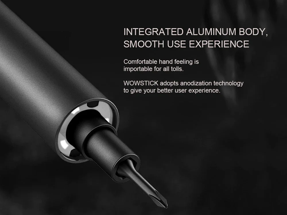 Xiaomi Wowstick 1F+ 1F Pro мини электрический отвертка Набор бит инструментарий корпус из сплава светодиодный светильник для телефона ноутбука цифровые продукты