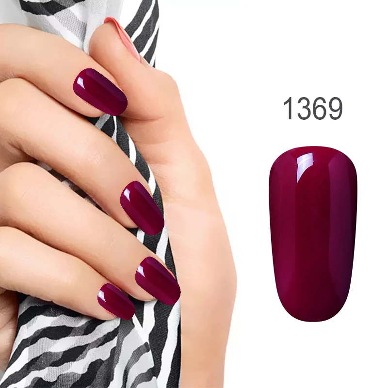 Belen серый винный красный Цвет УФ лак для ногтей Soak off Long Lasting Art Salon Base Coat 10 мл Professional