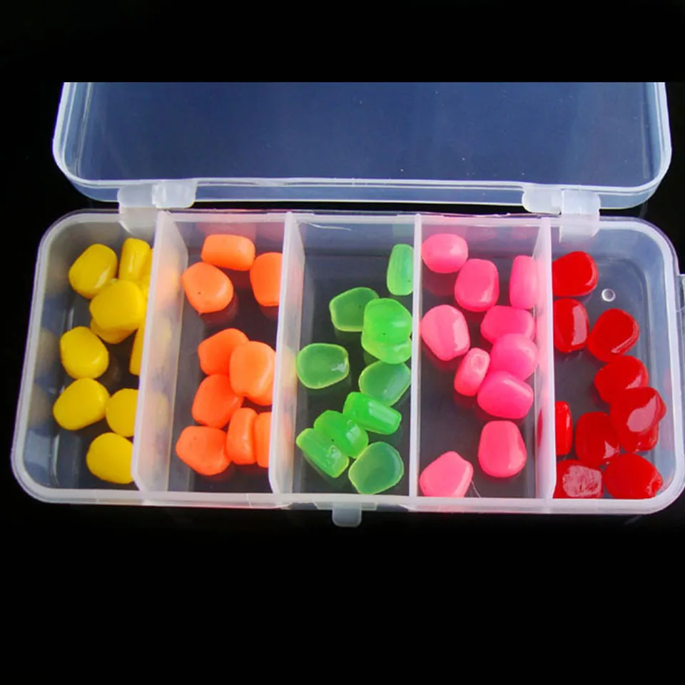 Новинка 50 шт./лот поддельные мягкие приманки Тонущая Кукуруза хорошее качество