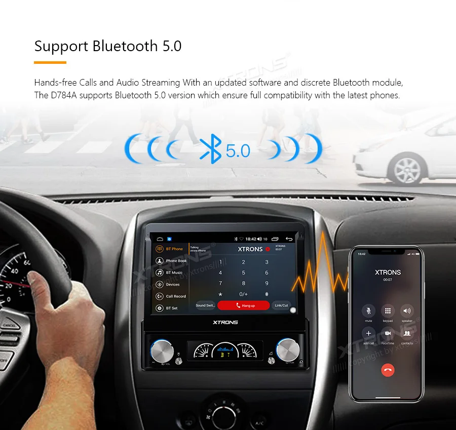 XTRONS Универсальный " Android 8,1 One 1 Din радио автомобильный стерео dvd-плеер DSP RCA USB 1080P gps навигация рулевое колесо wifi OBD