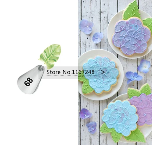 #68 насадка для лилии и листьев насадки глазирования украшения лепестков