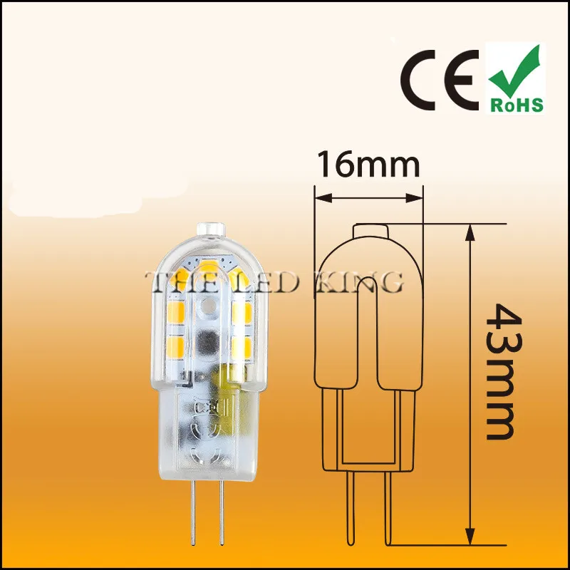 10/комплект G4 светодиодный 3 Вт 5 небольшой светильник AC DC 12V 24V SMD 2835 лампа Точечный