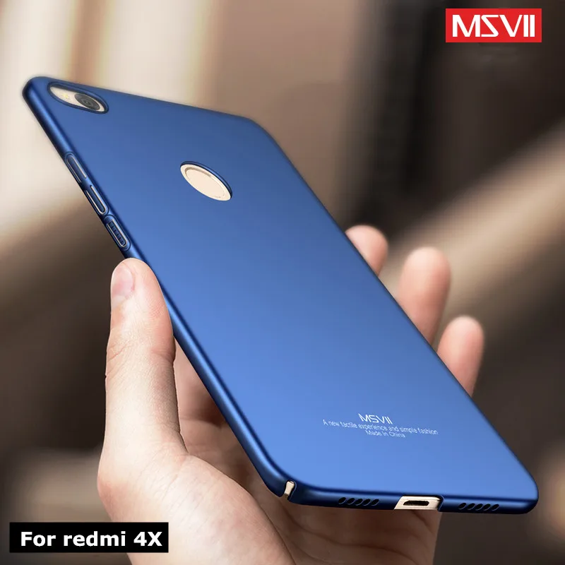 Чехол для Xiaomi redmi 4x роскошный чехол MSVII Xaomi 4X pro prime global тонкий силиконовый скраб xiomi