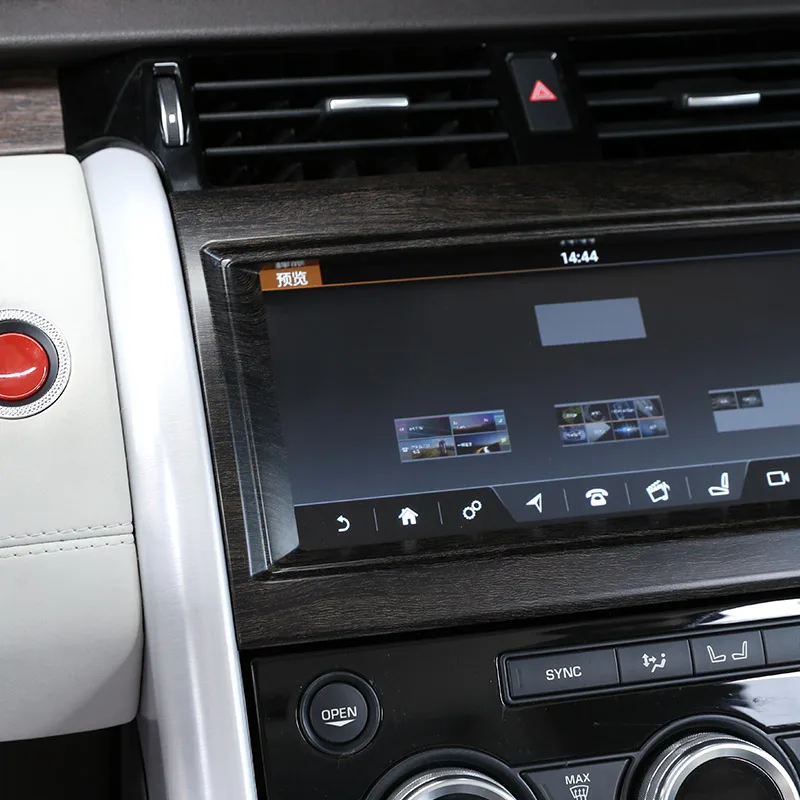 

Oak Wood Colour For Land rover Discovery 5 LR5 L462 2017 2018 ABS Interior Navigation box Frame Cover Trim