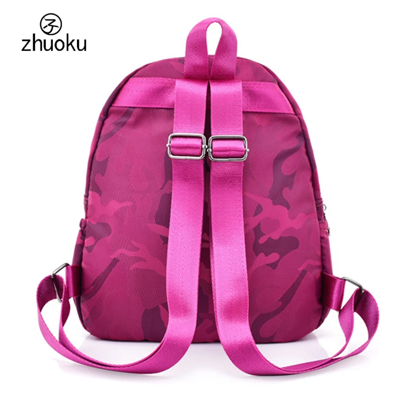 Школьные сумки для девочек рюкзак женский хорошее качество камуфляж нейлон