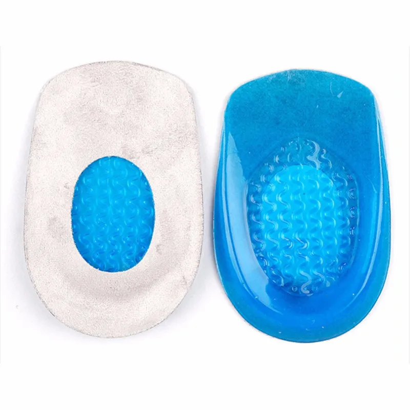 Silicon Gel Elastic Heel Care Shoe Pads with Cloth Belt Protective Cushion Pain Relief Buffer Health Feet Support Insole | Красота и