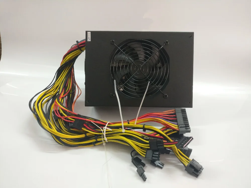 Online YUNHUI Verkauf ETH Bergleute Netzteil (mit Kabel), 1600 Watt 12 V 128A Ausgang. Einschließlich 24 Stücke SATA 4 P 6 + 2 P 8 P 24 P Anschlüsse