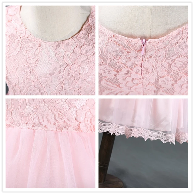 Платья для девочек летнее розовое платье с длинным рукавом праздничные платья