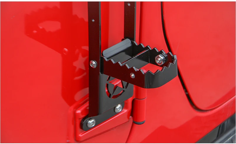 BAWA подножки дверные ступеньки дверная петля ножная педаль для Jeep Wrangler JK JL 2007+ стальная пластина для скалолазания
