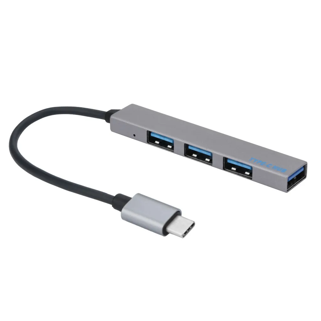 Сверхтонкий usb хаб CARPRIE из сплава Type C в 4 мини порт портовый концентратор USB 3 0