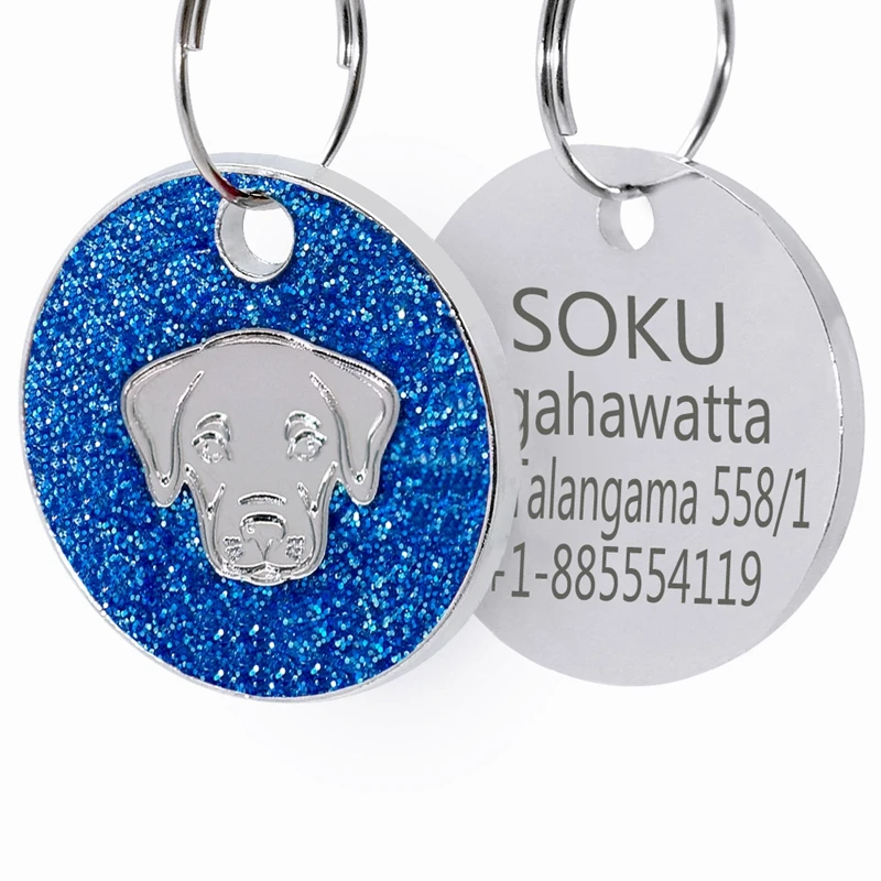 Персональный Лабрадор в милом стиле из нержавеющей стали идентификационные