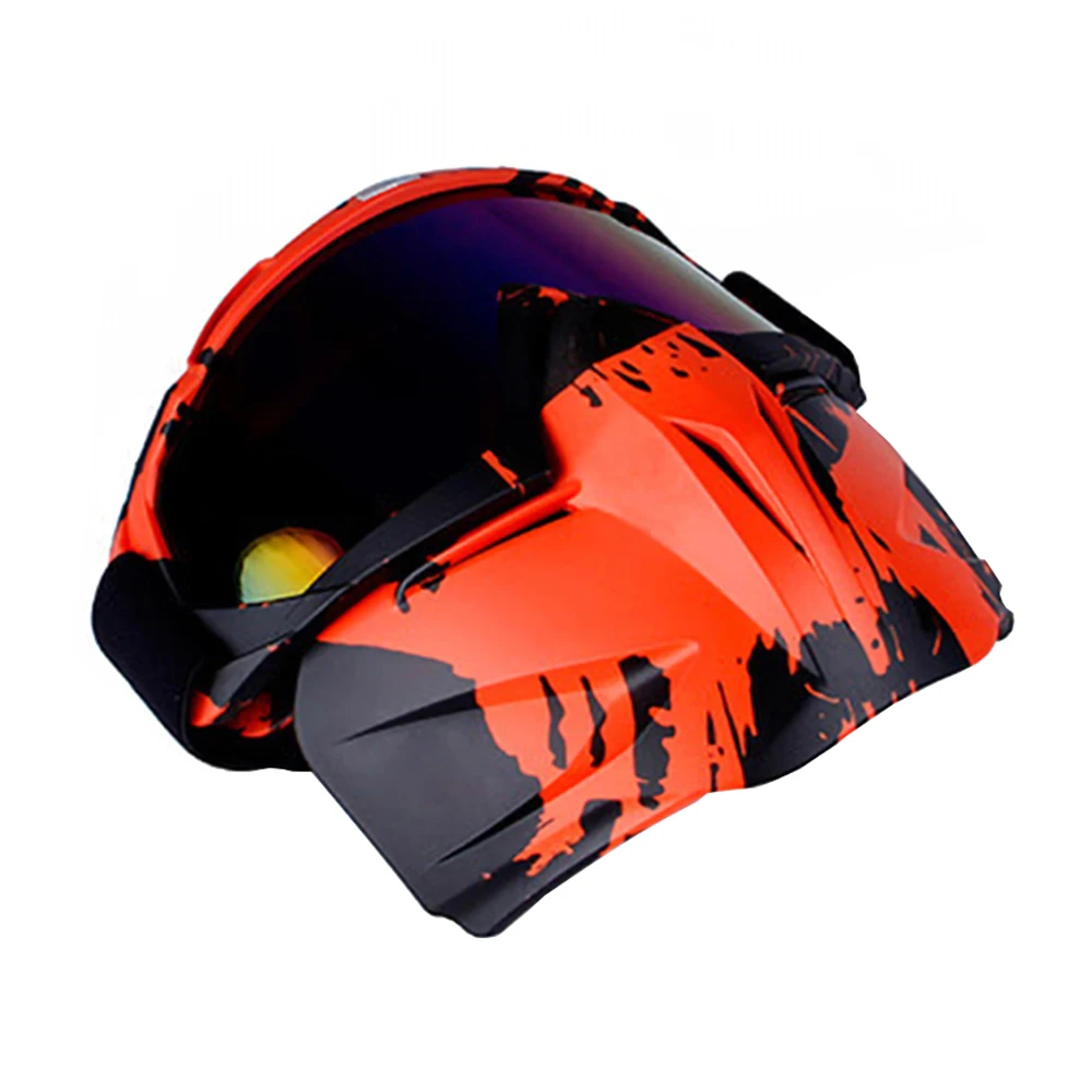 

Vintage Motorcycle Glasses Detachable Modular Mask Mouth Filter Motocross Glasses Moto Helmet Glasses Motocross Goggles