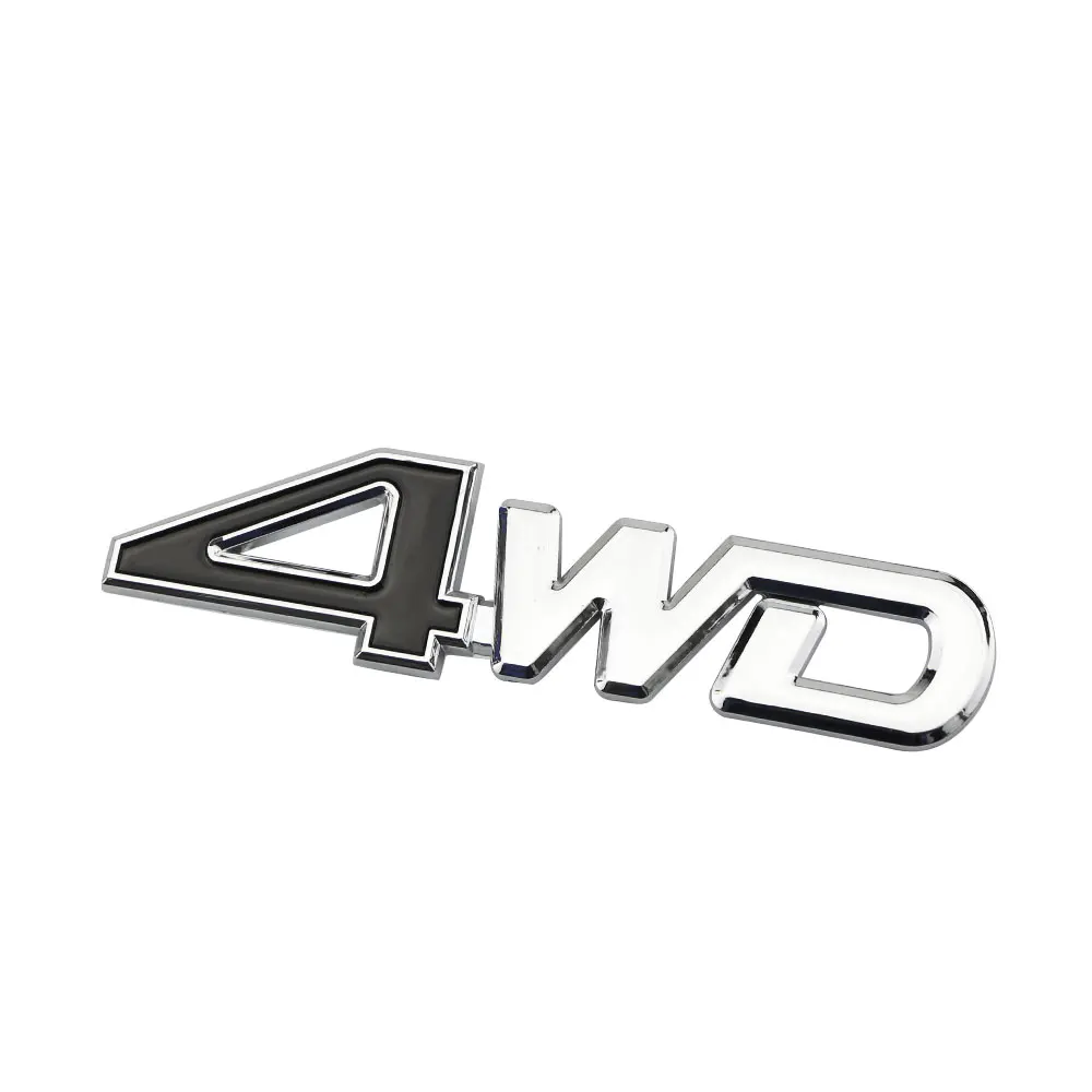 Jameo Автомобильная задняя сторона автомобиля 4WD Наклейка 3D хромированный значок