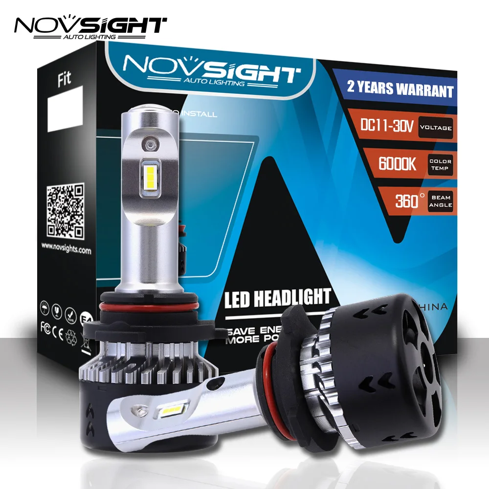 Novsight H7 Светодиодные Фары H4 H11 Hb3 9005 Hb4 9006 10000lm Автомобильные фары 6000K CSP светодиодные