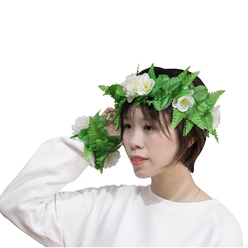 4 шт. искусственные украшения для вечеринки в гавайском стиле браслет гирлянда