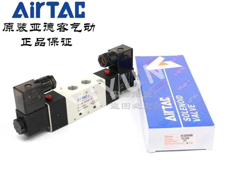 4V320-08 4V320-10 Pneumatic components AIRTAC original 5 port 2 position Solenoid Valve One year warranty | Обустройство дома