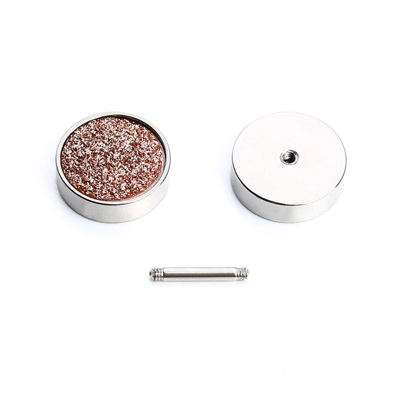 3 пары модные 9 цветов черные серебристые нержавеющая сталь Двухсторонние