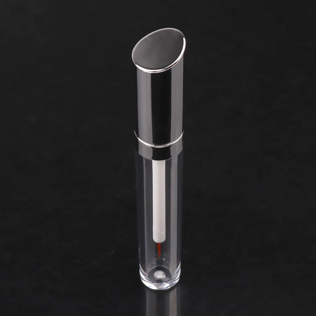 2 шт 5 мл серебряная крышка акриловые пустые ресницы трубка подводка для глаз