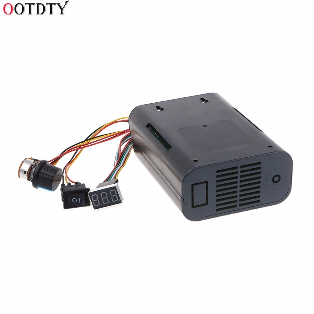 DC 10-55V MAX 60A ШИМ контроллер скорости двигателя 0~ регулируемый привод Переключатель платы