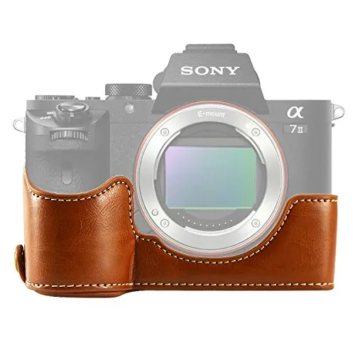 Чехол limitX из искусственной кожи защитная полукорпус для Sony Alpha A7 III 3 / A7R Цифровая