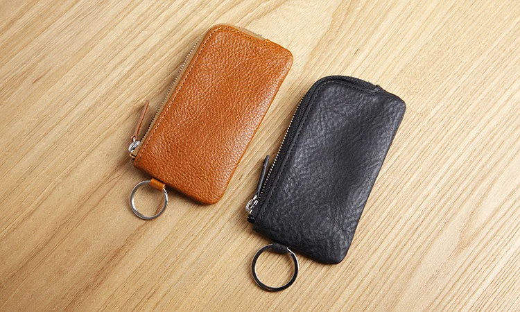 Мужской кошелек для ключей LAN из натуральной кожи чехол от известного бренда