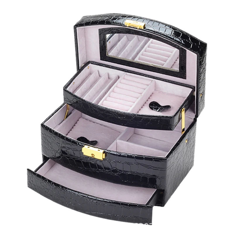 Большая подарочная коробка для ювелирных изделий GUANYA органайзер хранения
