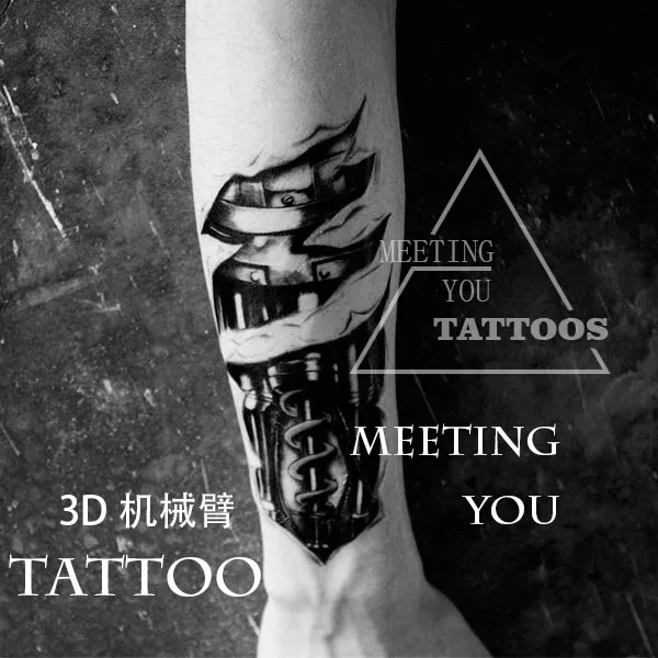 Тату-наклейка для боди-арта 3d Реплики водостойкие мужские/мужские временные