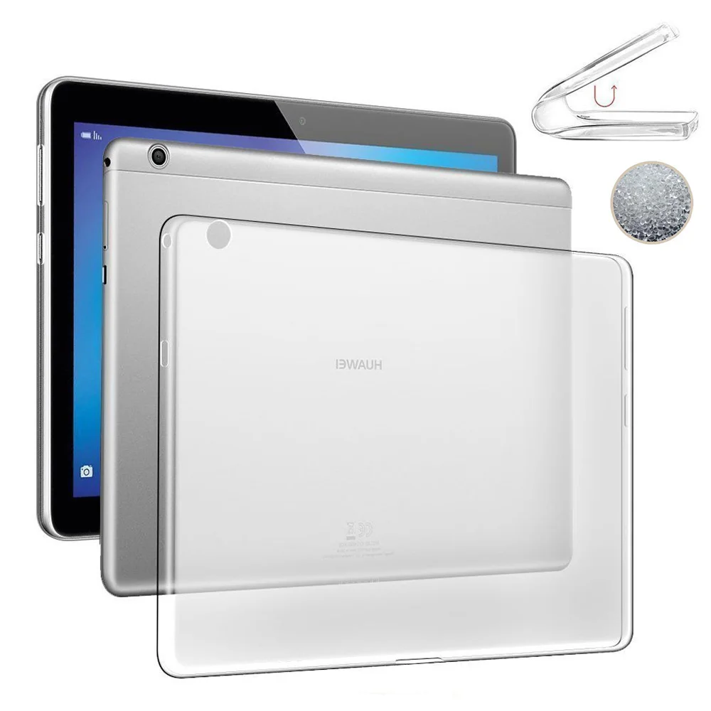Мягкий чехол из ТПУ для Huawei Media Pad T3 10 9 6 дюйма прозрачный силиконовый Honor Play 2