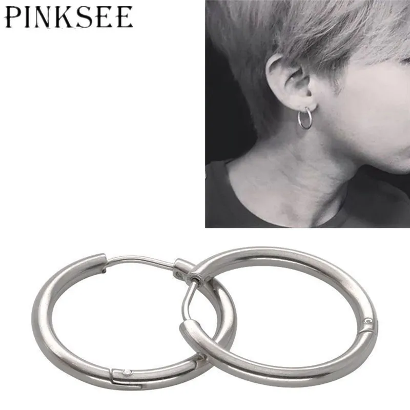 Женские и мужские модные серьги гвоздики из нержавеющей стали гипоаллергенные 3