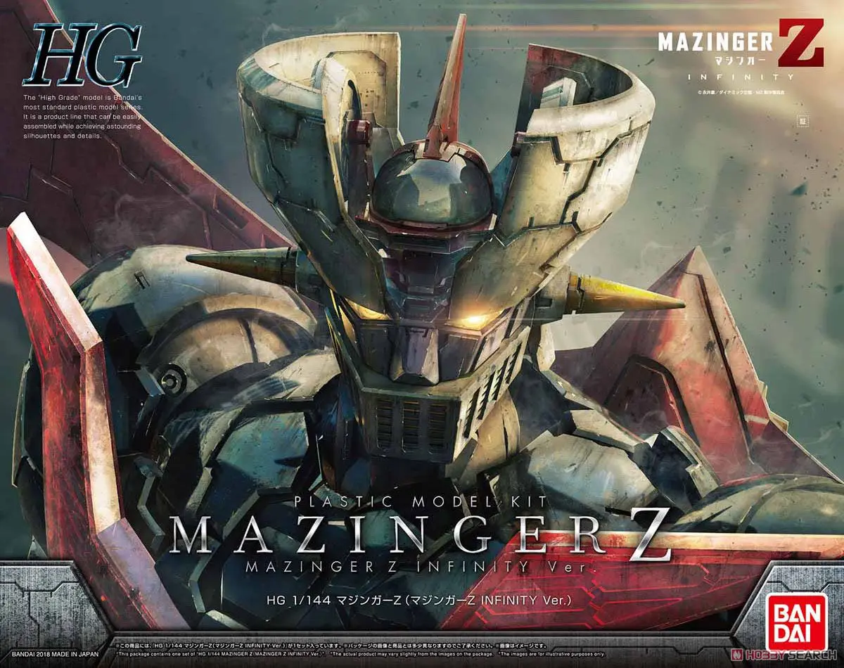 Bandai 1/144 HG MAZINGER Z (MAZINGER Z: INFINITY VER.) Соберите модель Наборы фигурки пластмассовые