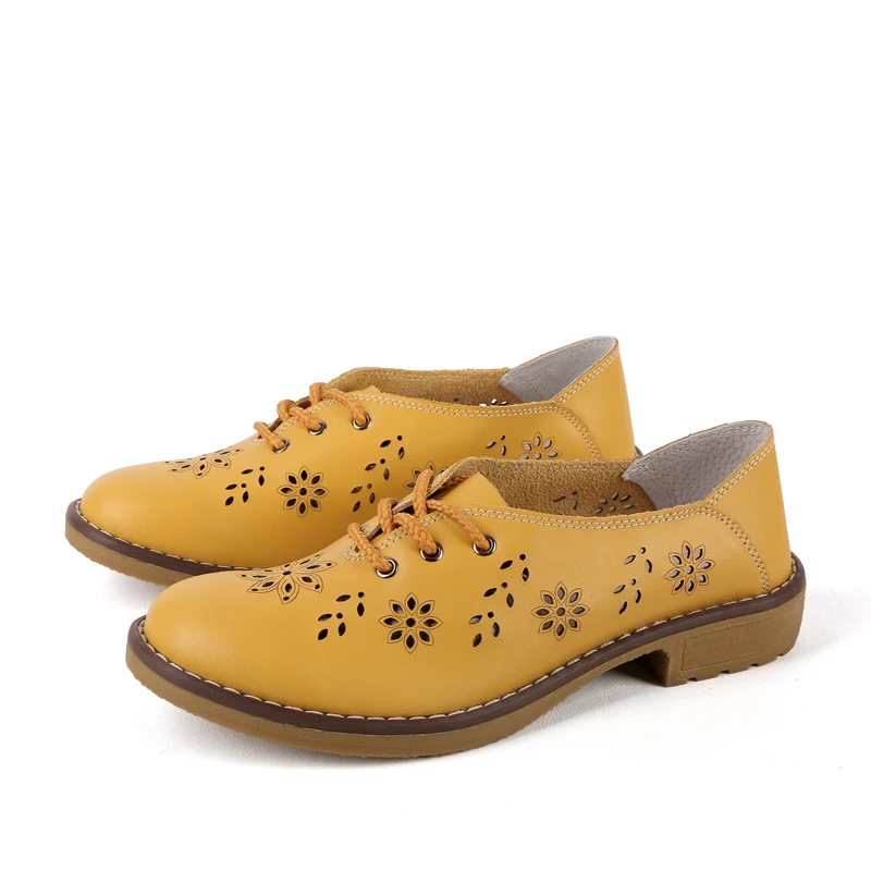 Женские туфли-оксфорды LEMAI из натуральной кожи на плоской подошве 2018 | Обувь