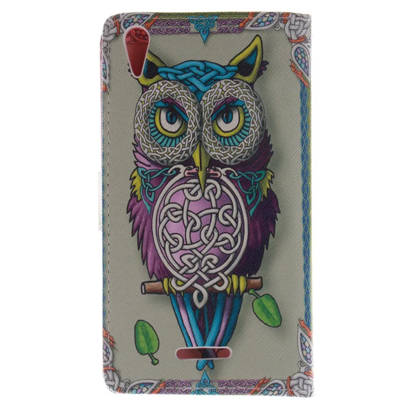 Кожаный чехол для мобильного телефона с откидной крышкой Sony Xperia T3 t 3 M50W D5103 dual Fundas