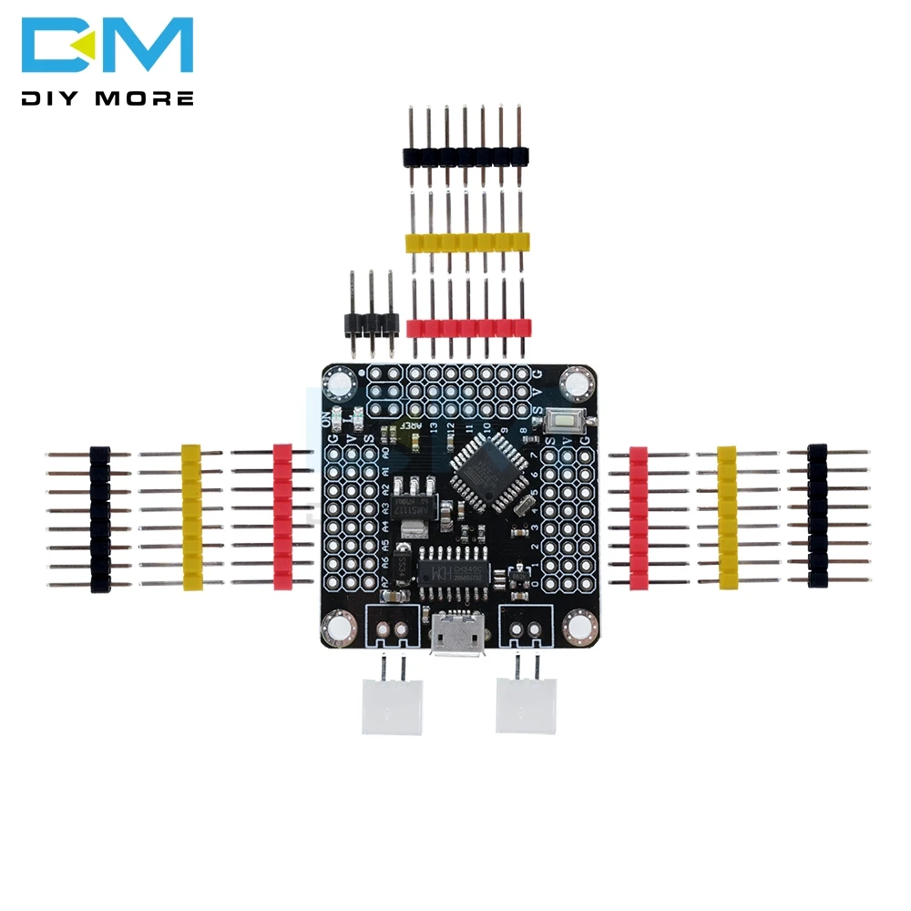 Сильная серия CH340 CH340G микро USB Нано V3.0 3,0 Atmega328 Pro мини Сильный модуль Atmega328P плата микроконтроллера для Arduino