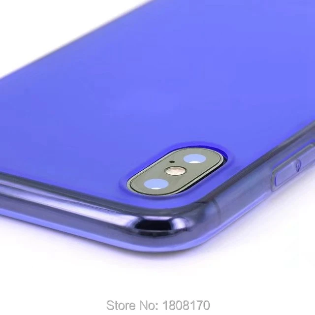 Матовый Прозрачный мягкий чехол из ТПУ для Iphone X 7 8 6 6S Plus 5 5S SE цветной матовый
