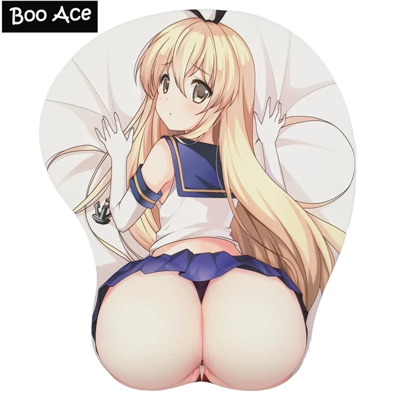 Kancolle Shimakaze аниме 3D Oppai коврик для мыши подставка для запястья