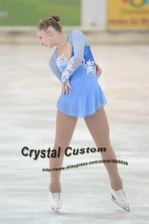 

Figure Skating Dresses Competition Children Fashion New Brand Skating Clothing Kids DR3379