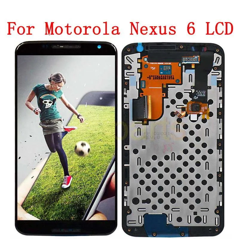 Оригинальный ЖК-дисплей для Motorola Nexus 6 сенсорный экран XT1100 XT1103 дигитайзер в сборе