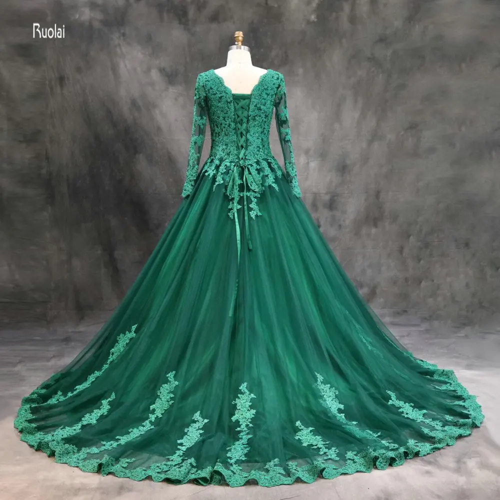 Vestido de noiva вечернее платье 2017 длинное кружевное с аппликацией бальное Выпускное