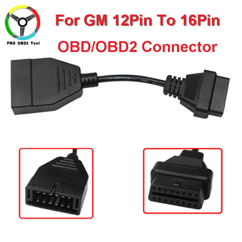 Для Toyota 22Pin в OBD2 16Pin гнездовой разъем адаптер для Toyota 22 Pin OBDII гнездовой до 16 Pin ремонтный Шнур - Цвет: For G M 12 To 16