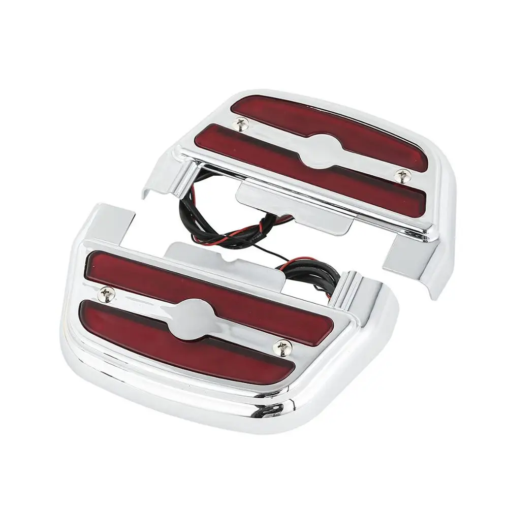 Мотоцикл прозрачный/красный/дым светодиодный светильник пассажиров подножки