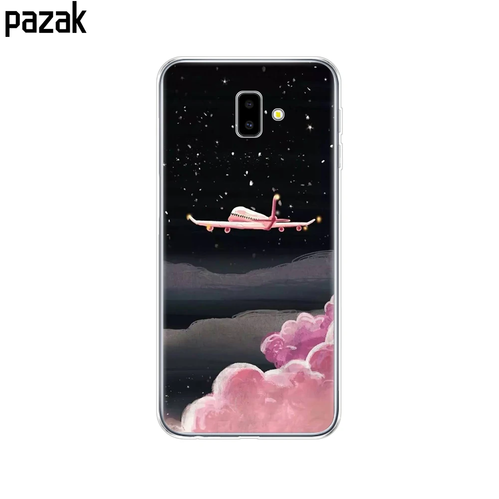 52416 Для samsung J6 J6+ чехол coque мягкий чехол из термополиуретана и силикона для samsung Galaxy J6Plus J 6 Plus J610 J610F Capas противоударный - Цвет: 52416