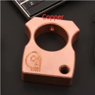 copper DIY ручные пальчиковые наконечники с EDC Производство Латунного/медного/титанового сплава - Цвет: copper