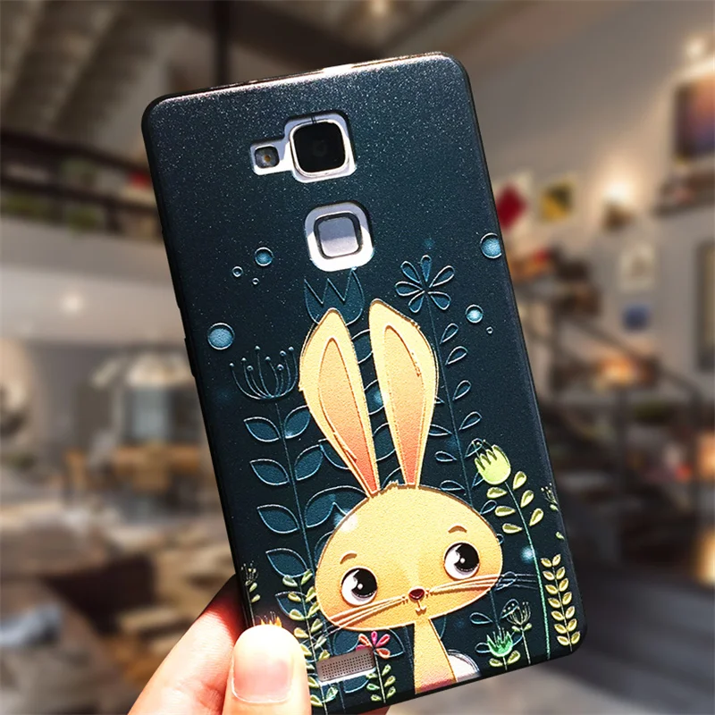 Чехол для huawei Honor 7, Fundas, рельефный рисунок, Премиум, мягкий, ТПУ, капа, задняя крышка, чехол для мобильного телефона, бампер, 5,2 дюймов, Coque Fundas